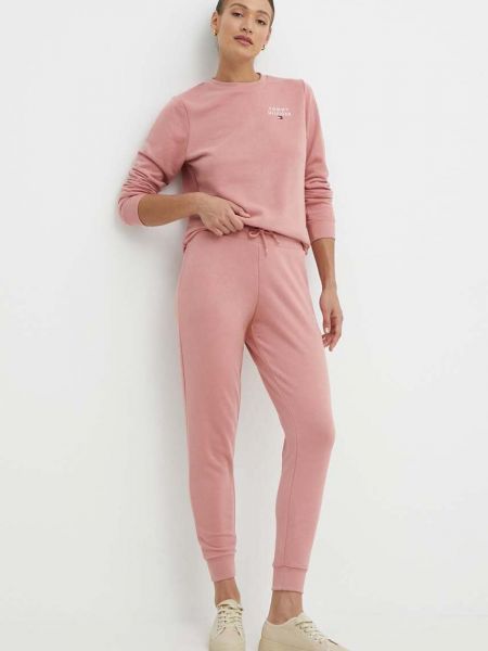 Однотонний светр Tommy Hilfiger рожевий