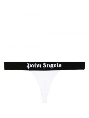 Bomull stringtruser Palm Angels hvit