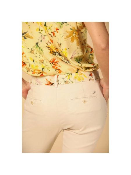 Pantalones chinos de flores Mason's beige