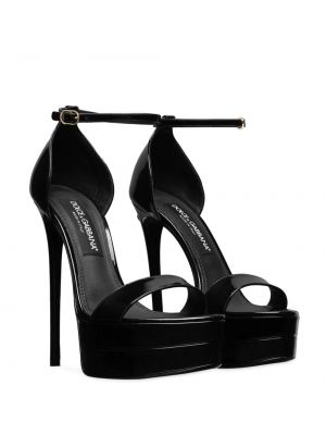 Kožené sandály na platformě Dolce & Gabbana