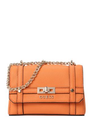 Чанта през рамо Guess оранжево