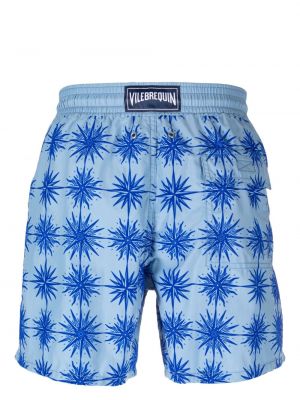 Shorts à imprimé à motif étoile Vilebrequin bleu