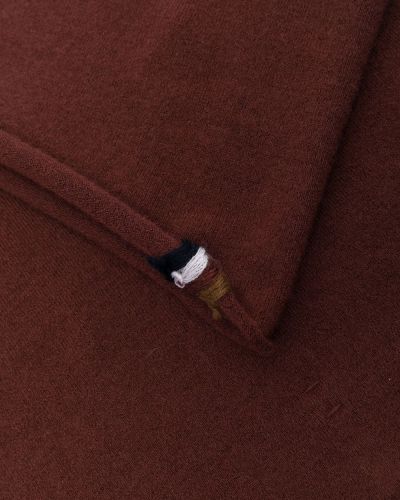 Cinturón de cachemir de punto Extreme Cashmere rojo