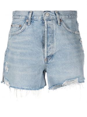 Jeans-shorts Agolde blå