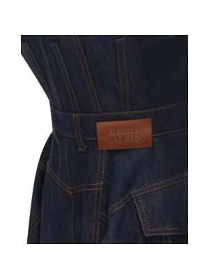 Sukienka jeansowa Alexander Mcqueen Pre-owned