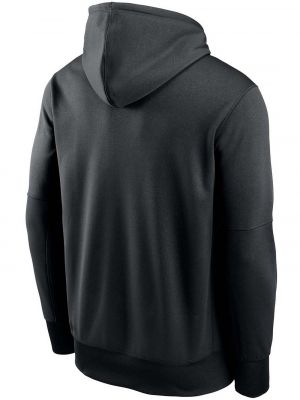 Пуловер с надписями с капюшоном Nike черный