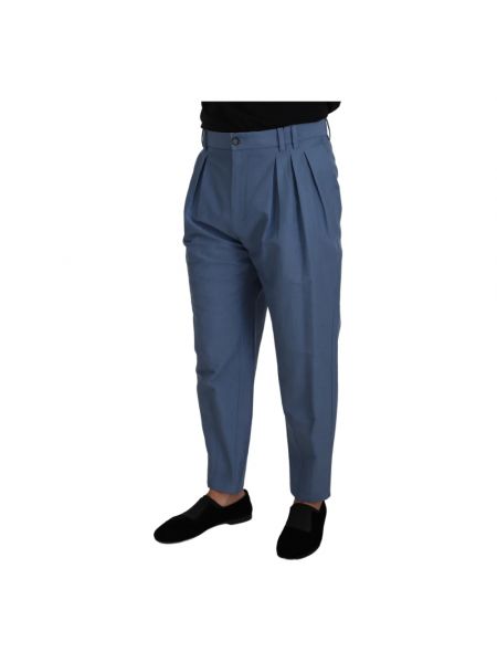 Pantalones chinos slim fit Dolce & Gabbana azul