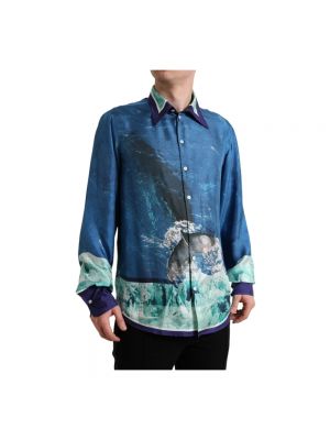 Casual t-shirt Dolce & Gabbana blau
