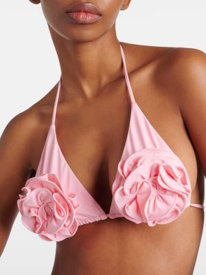 Bikini w kwiatki Magda Butrym różowy