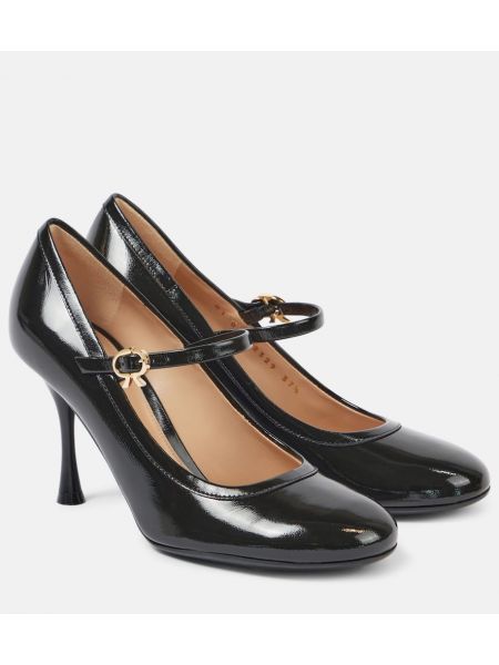 Lack läder mary jane pumps Gianvito Rossi svart