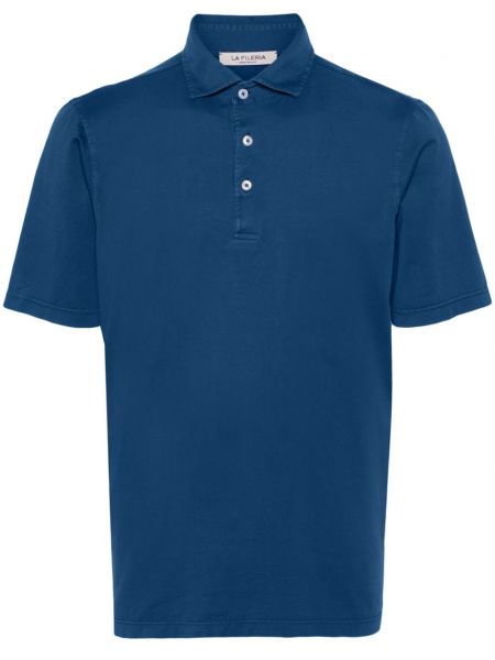 Poloshirt aus baumwoll Fileria blau
