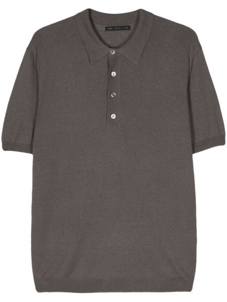 Poloshirt Low Brand grau