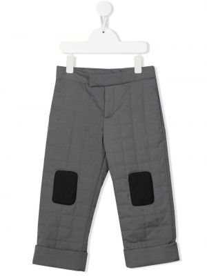 Chinos för tjejer Thom Browne Kids grå