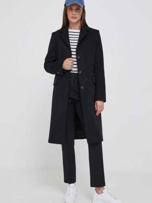Шерстяное пальто Calvin Klein черное