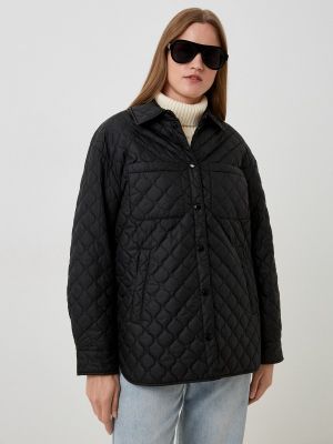 Утепленная демисезонная куртка Geox черная