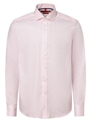 Koszula slim fit bawełniana Finshley & Harding różowa