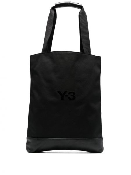 Brodert shoppingbag Y-3 svart