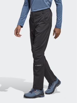 Slim fit priliehavé nohavice Adidas čierna