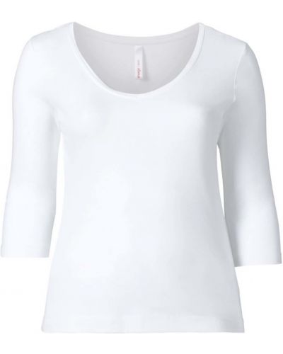 T-shirt Sheego bianco
