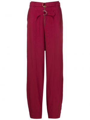 Pantaloni cu cataramă Nk roșu