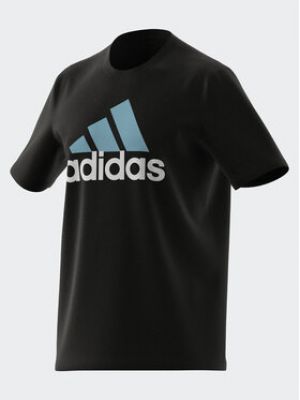 Džerzej priliehavé tričko Adidas čierna