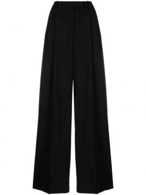 Pantaloni plissettati Versace nero