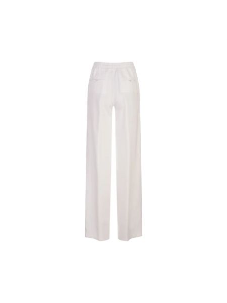 Pantalones de seda Kiton blanco