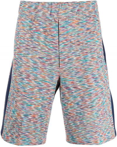 Pantalones cortos deportivos de punto Missoni azul