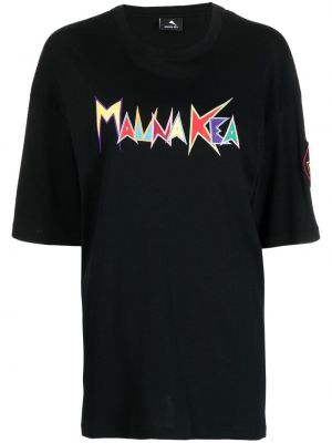 T-shirt avec applique Mauna Kea noir