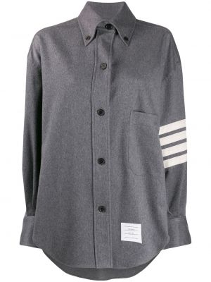 Chaqueta oversized Thom Browne gris