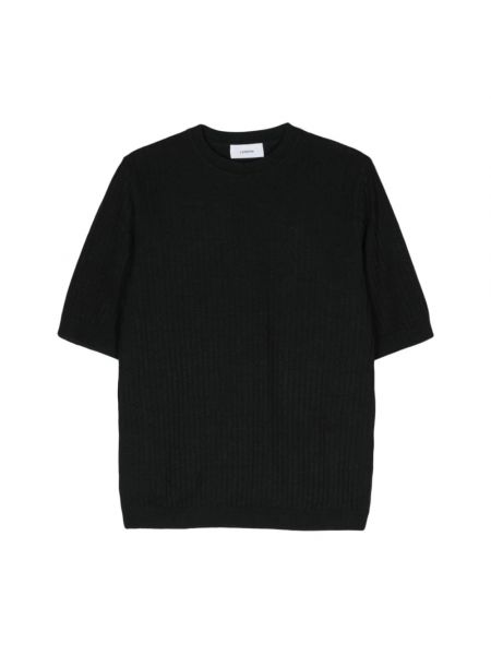 Czarny sweter Lardini