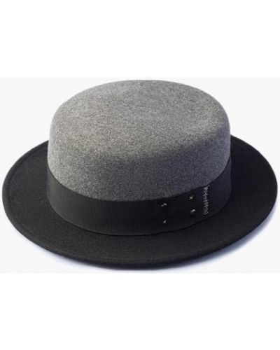 Шляпа с узкими полями Elegant, серый