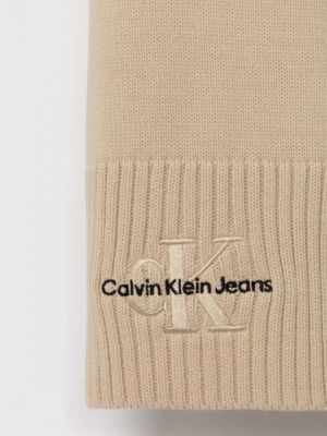Szal bawełniana Calvin Klein Jeans biała