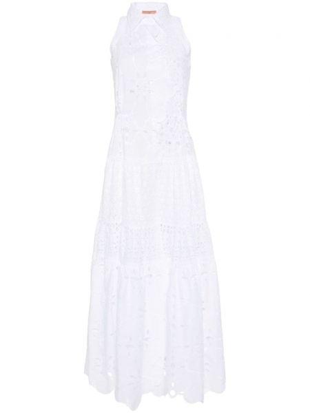 Μάξι φόρεμα Ermanno Scervino λευκό
