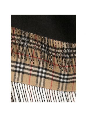 Chaqueta de lana reversible Burberry negro