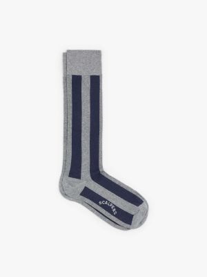 Меланжирани чорапи Scalpers сиво