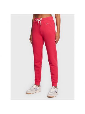 Pantaloni sport Gant roz