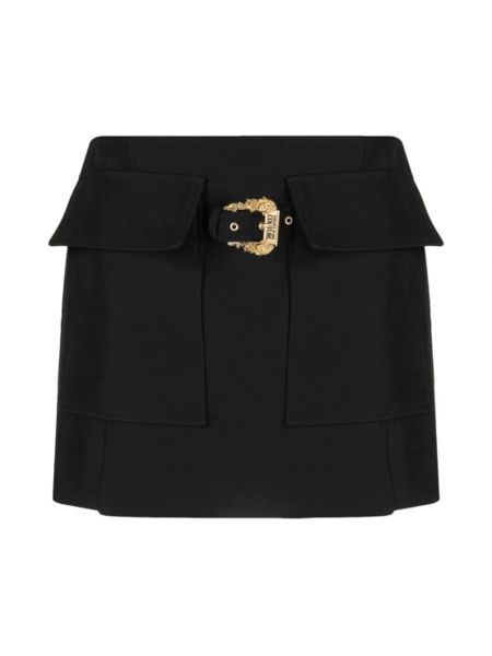 Mini falda Versace negro