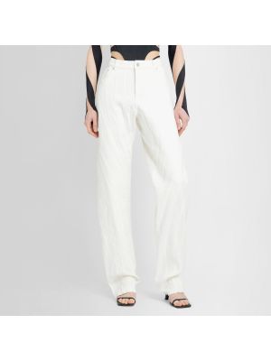 Jeans Mugler bianco