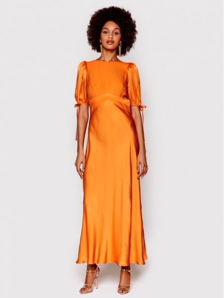 Βραδινό φόρεμα Ted Baker πορτοκαλί