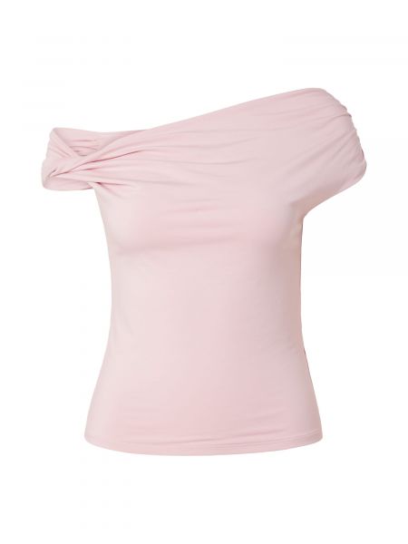 Marškinėliai Abercrombie & Fitch rožinė