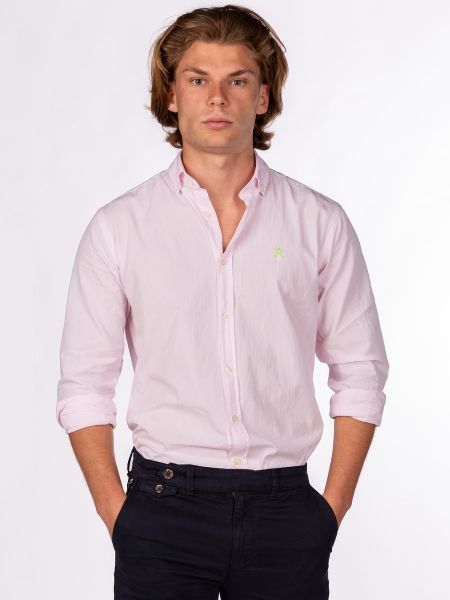 Camisa slim fit a cuadros Harper & Neyer rosa