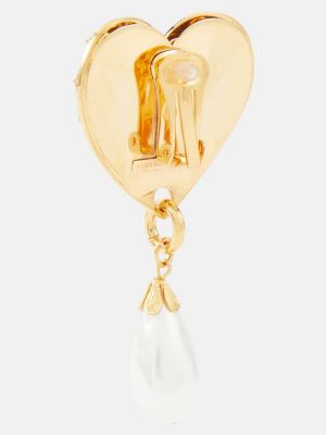 Ohrring mit perlen Alessandra Rich gold
