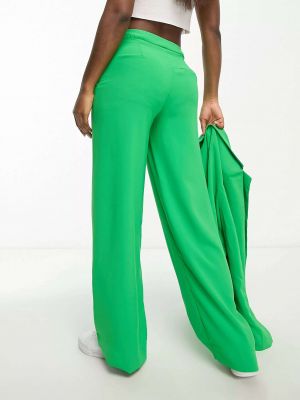 Широкие брюки с высокой талией Jdy зеленые