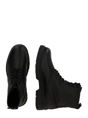 Μπότες με κορδόνια Hugo μαύρο