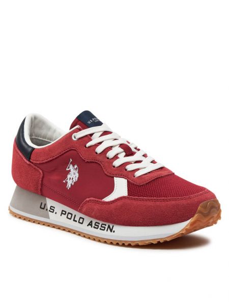 Ilgaauliai batai U.s. Polo Assn. raudona