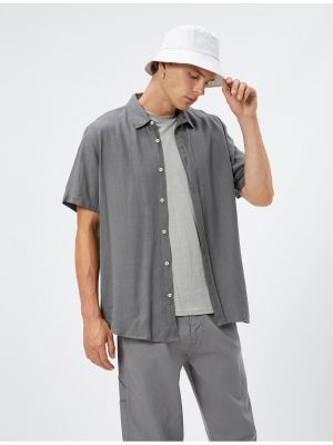 Βαμβακερό πουκάμισο με κουμπιά Koton
