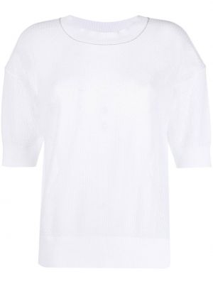 T-shirt trasparente Fabiana Filippi bianco