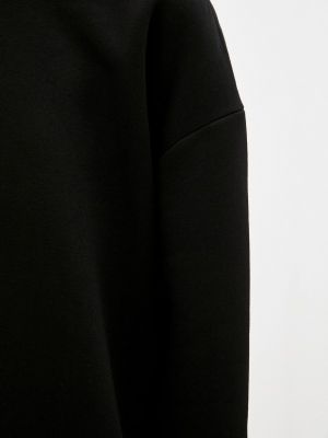 Платье-свитшот Emblem черное
