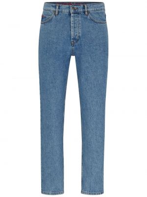 Slim fit skinny džíny s nízkým pasem Hugo modré
